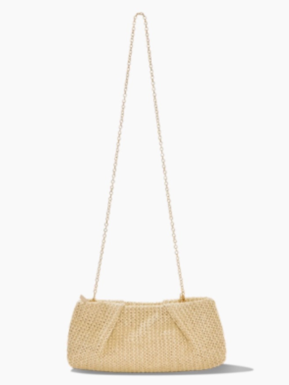 NWT Capittana Oversized Raffia Clutch